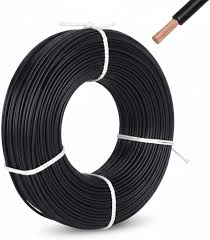 Hookup Wires (Black Wire100 Mtr)